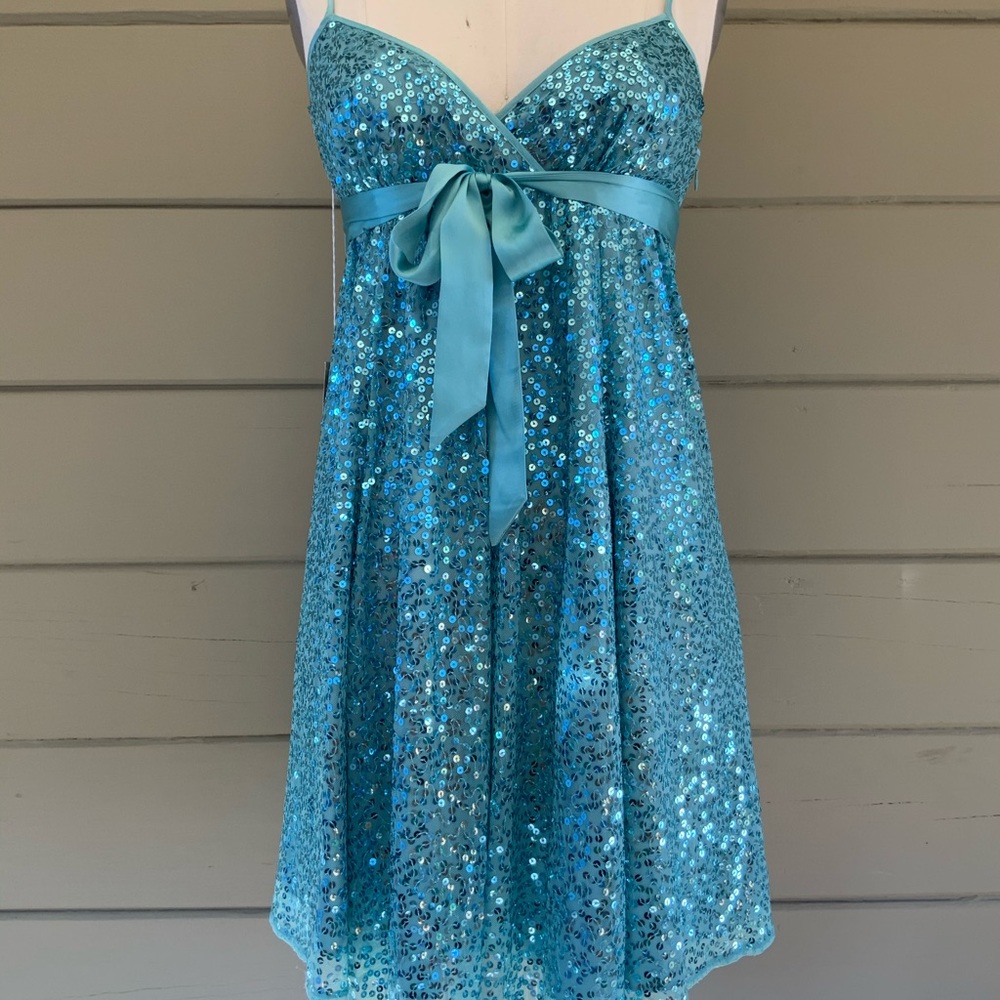Betsey Johnson Sequin Baby Doll Dress